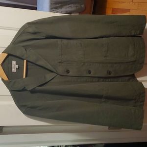 J.Crew Wallace & Barnes Slim-fit Chore Blazer in Cotton-Linen, Olive, 41R